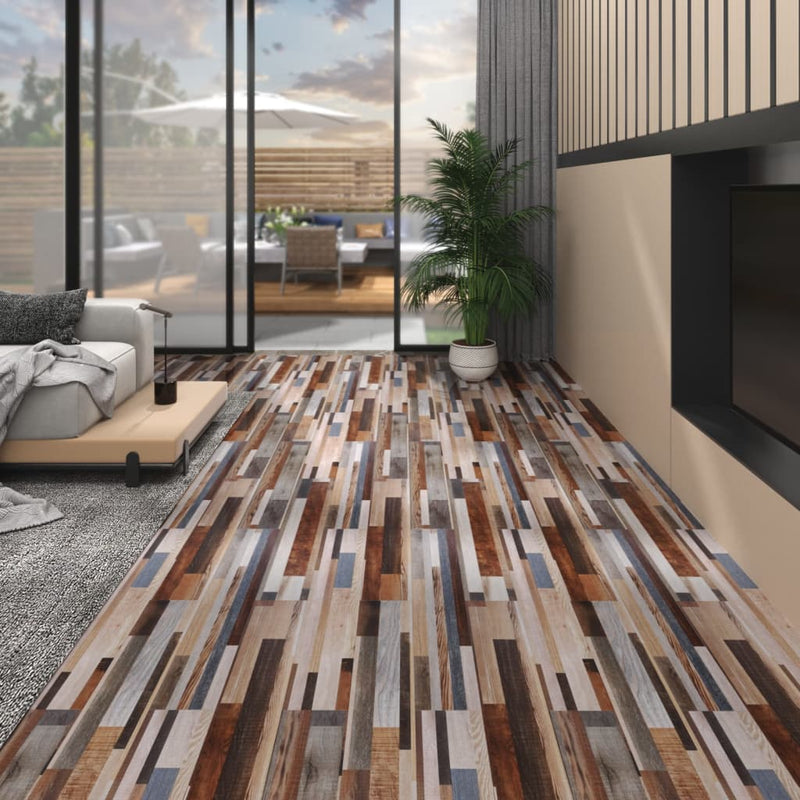 Load image into Gallery viewer, Vidaxl vloerplanken zelfklevend 4,46 m² 3 mm pvc meerkleurig