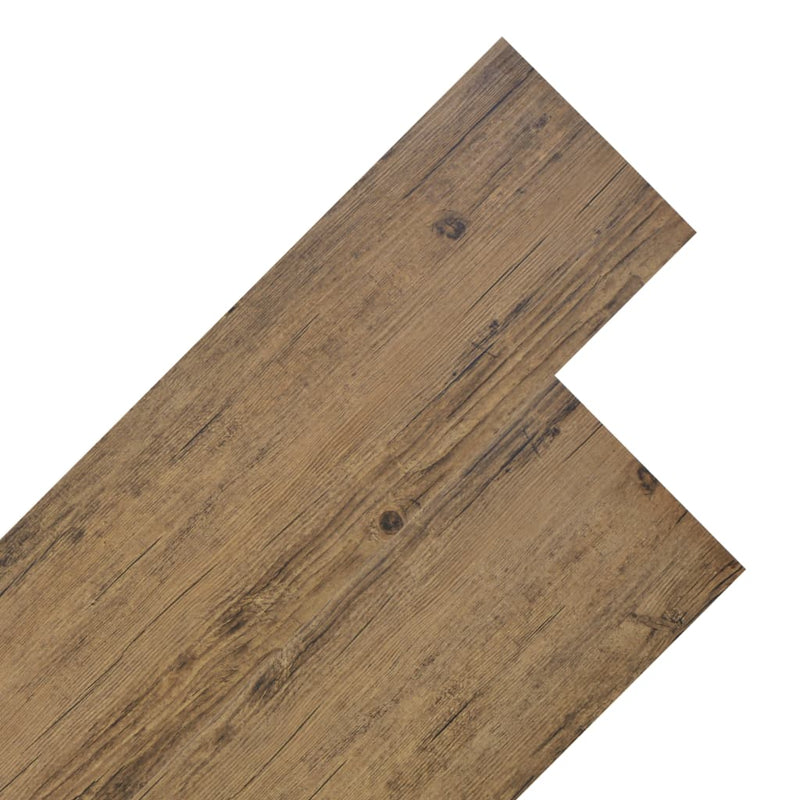 Load image into Gallery viewer, VidaXL Vloerplanken niet-zelfklevend 4,46 m² 3 mm PVC walnootbruin