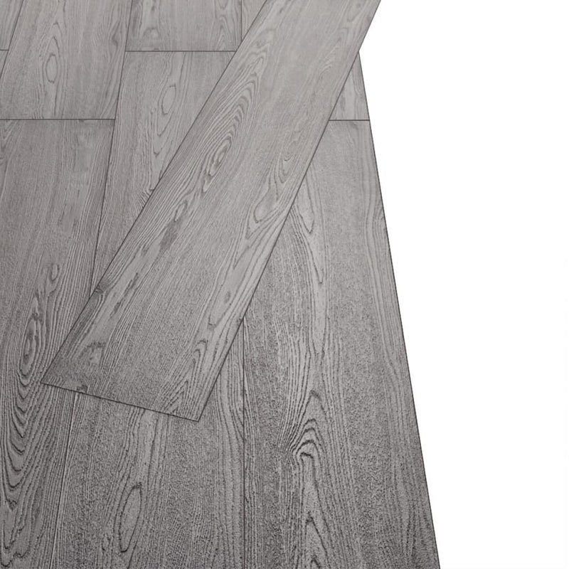 Load image into Gallery viewer, Vidaxl vloerplanken niet-zelfklevend 4,46 m² 3 mm pvc donkergrijs