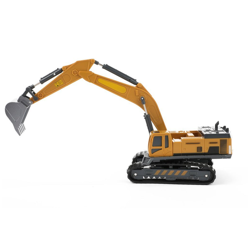 Load image into Gallery viewer, METAL Bouwvoertuig Graafmachine met rupsbanden, 1:55