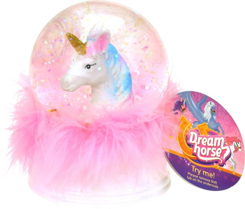 Chargez l'image dans la visionneuse de la galerie, Dream horse sneeuwbol eenhoorn met licht