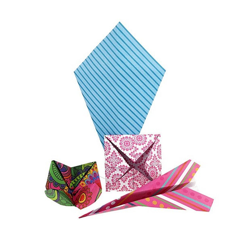 Load image into Gallery viewer, Toi-toys knutselpapierset 100 bedrukte vellen 20x20cm