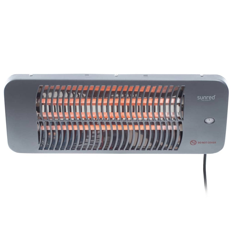 Load image into Gallery viewer, Sunred Sunred Wandverwarmer Lugo 2000 W quartz grijs