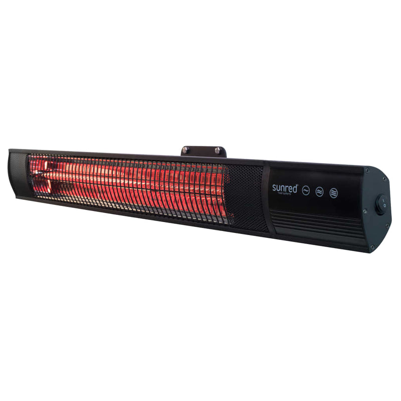 Load image into Gallery viewer, Sunred Sunred Wandverwarmer Diamond Dark 2500 W Rose Gold Carbon zwart