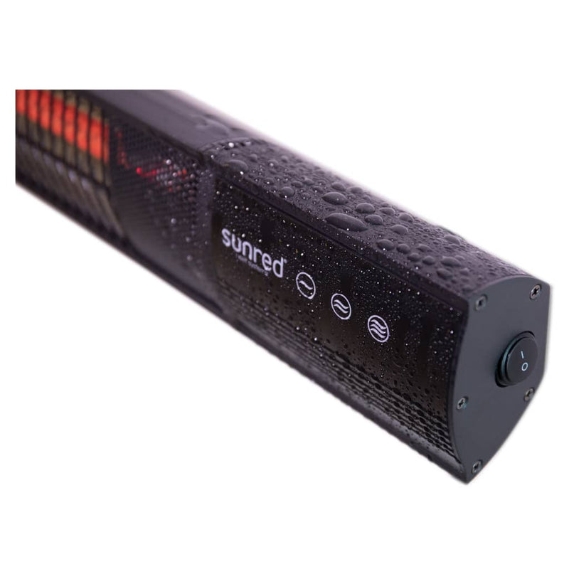 Load image into Gallery viewer, Sunred Sunred Wandverwarmer Diamond Dark 2500 W Rose Gold Carbon zwart