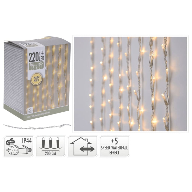 Laden Sie das Bild in Galerie -Viewer, Ambiance lichtgordijn met 220 led's