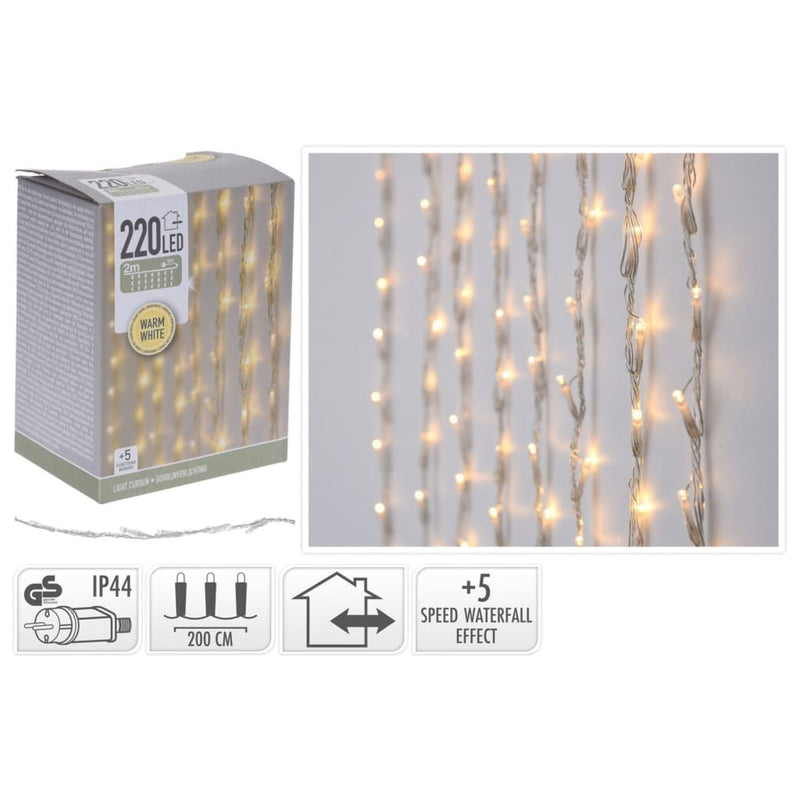 Laden Sie das Bild in Galerie -Viewer, Ambiance lichtgordijn met 220 led's