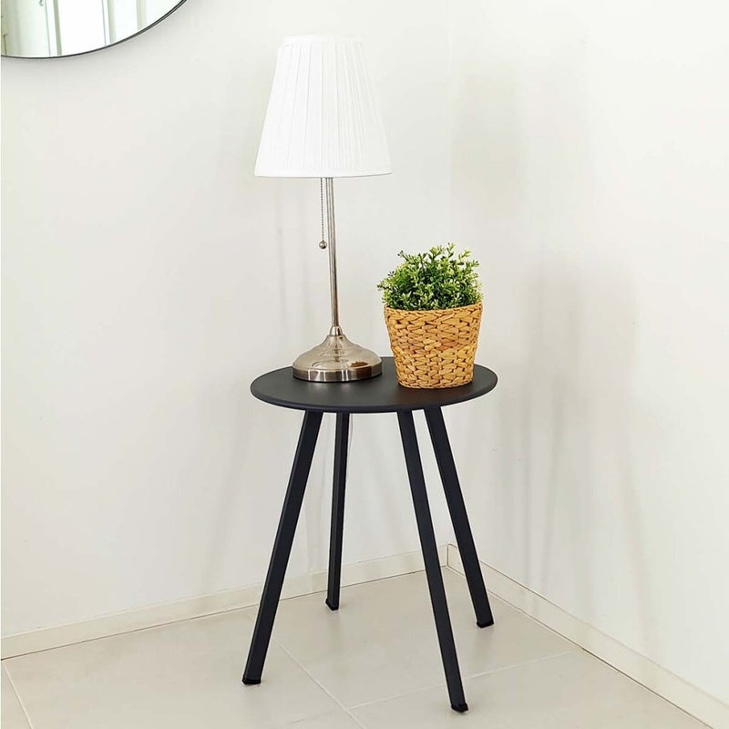Load image into Gallery viewer, Pro garden metalen tafel 40x49 cm mat donkergrijs