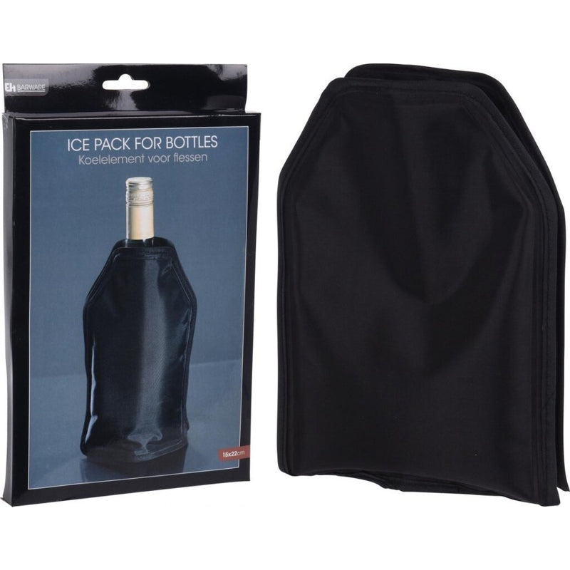 Load image into Gallery viewer, Excellent houseware flessenkoeler 15x22 cm zwart