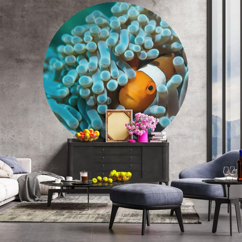 Load image into Gallery viewer, WallArt WallArt Behangcirkel Nemo the Anemonefish 190 cm