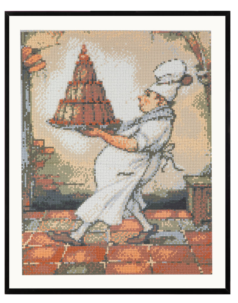 Cargue la imagen en el visor de la galería, Grafix diamond painting anton pieck bakker 40x50cm