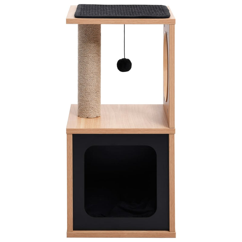 Load image into Gallery viewer, Vidaxl kattenkrabpaal met sisal krabmat 60 cm