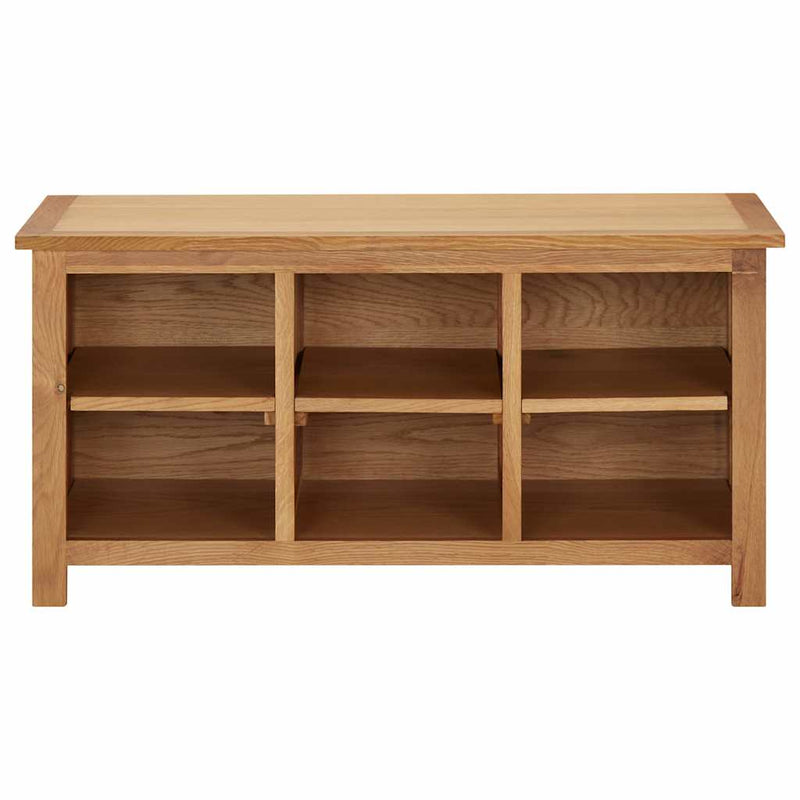 Load image into Gallery viewer, Vidaxl schoenenrek 90x37x45 cm massief eikenhout