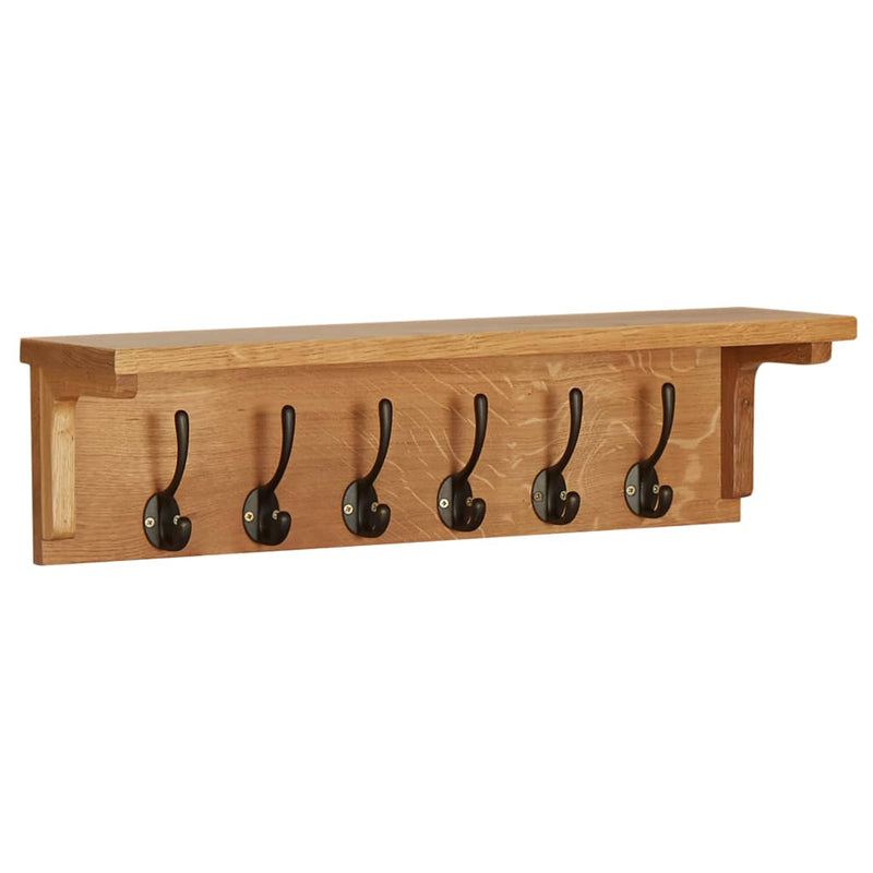 Load image into Gallery viewer, Vidaxl kapstok 60x16x16 cm massief eikenhout