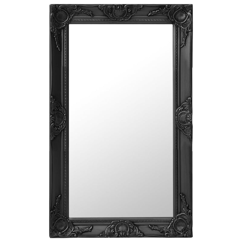 Load image into Gallery viewer, Vidaxl wandspiegel barok stijl 50x80 cm zwart