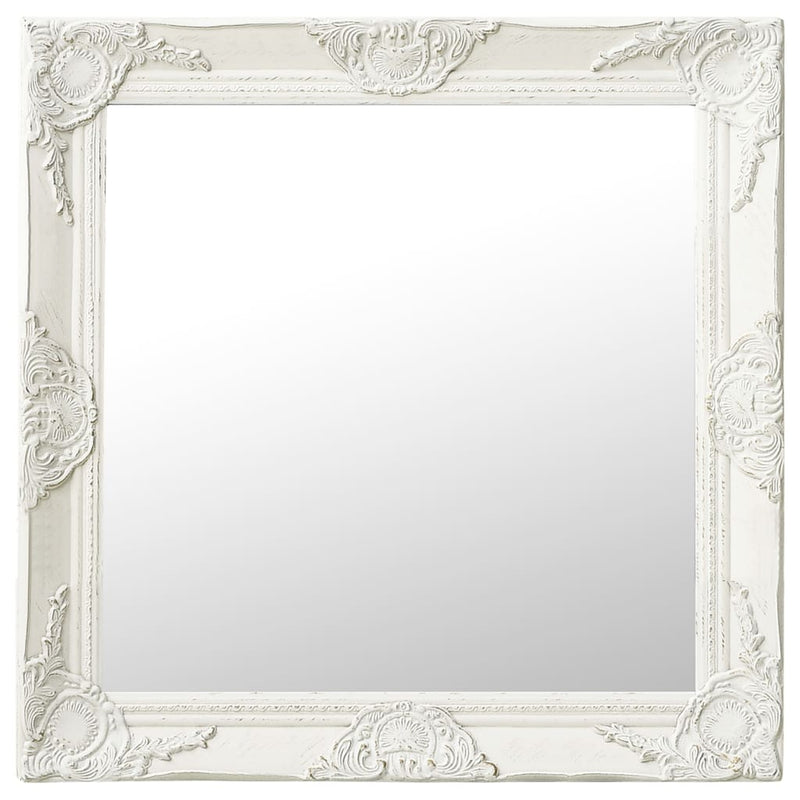 Load image into Gallery viewer, Vidaxl wandspiegel barok stijl 60x60 cm wit