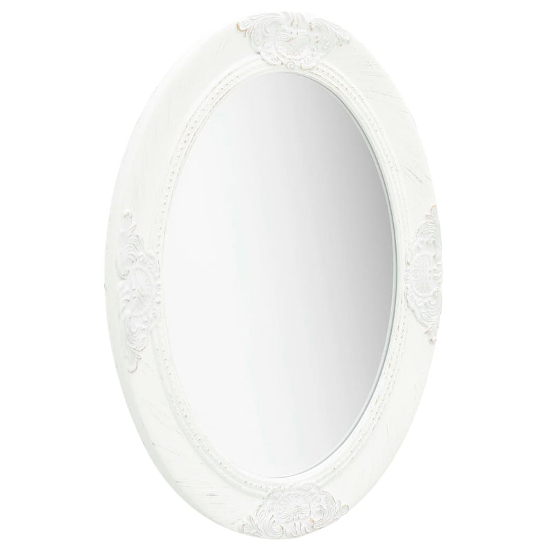 Afbeelding laden in galerijviewer, Vidaxl wandspiegel barok stijl 50x70 cm wit