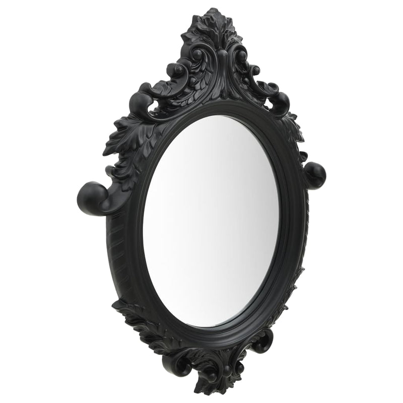 Load image into Gallery viewer, Vidaxl wandspiegel kasteel stijl 56x76 cm zwart