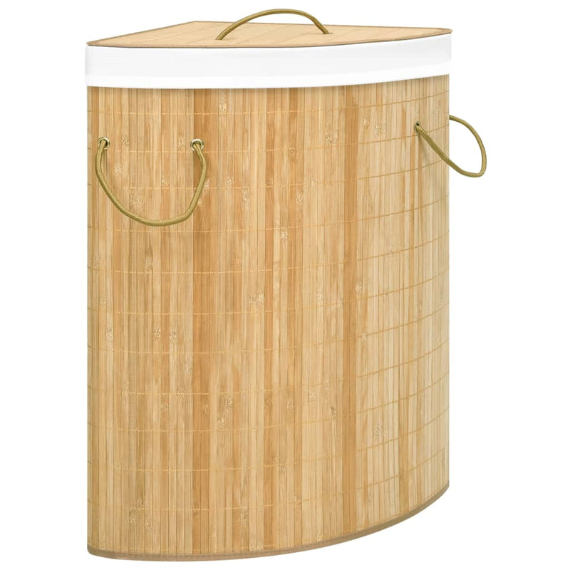 Load image into Gallery viewer, Vidaxl hoekwasmand 60 l bamboe