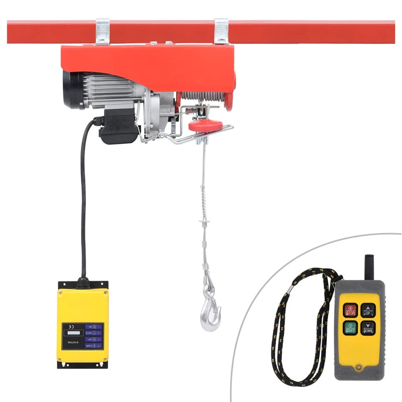 Load image into Gallery viewer, VidaXL Lier elektrisch draadloos afstandsbediening 1300 W 500 999 kg