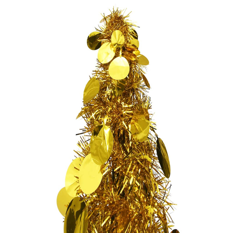 Load image into Gallery viewer, Vidaxl kunstkerstboom pop-up 180 cm pet goudkleurig