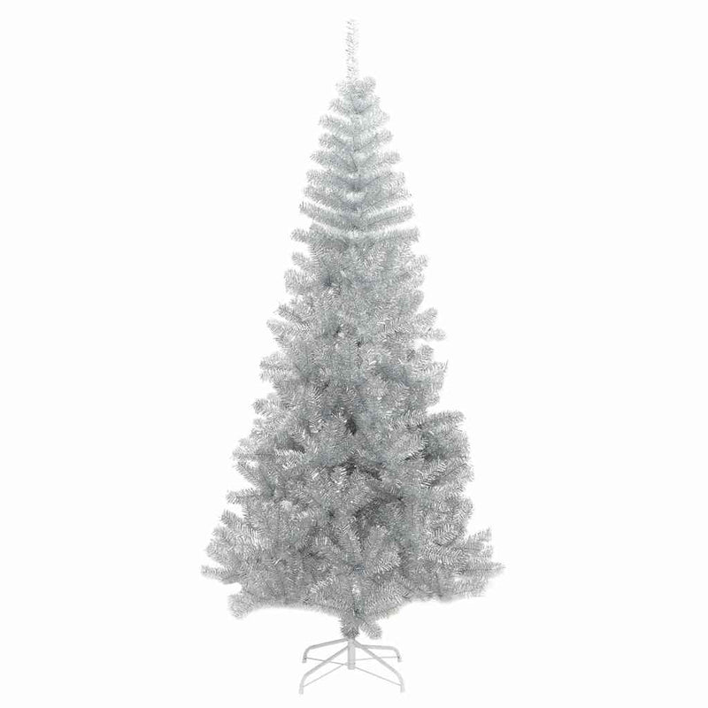 ギャラリービューアに画像をロードする, Vidaxl kunstkerstboom met standaard 180 cm pet zilverkleurig