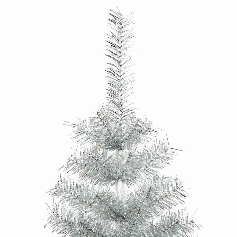 ギャラリービューアに画像をロードする, Vidaxl kunstkerstboom met standaard 180 cm pet zilverkleurig