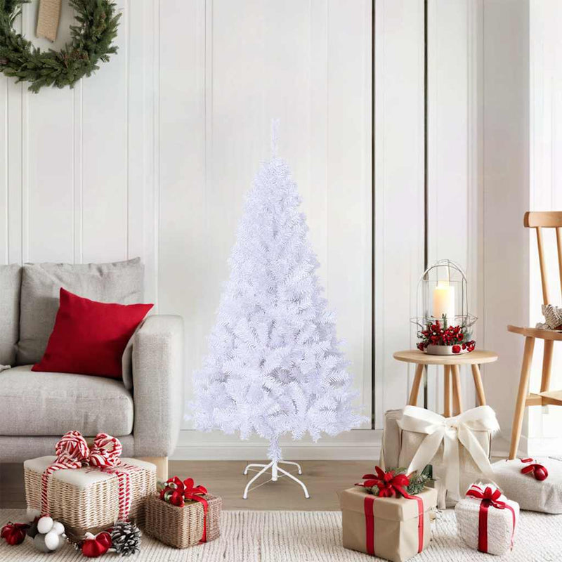 Load image into Gallery viewer, Vidaxl kunstkerstboom met dikke takken 150 cm pvc wit