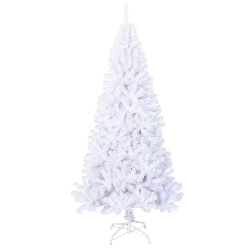 Load image into Gallery viewer, Vidaxl kunstkerstboom met dikke takken 210 cm pvc wit