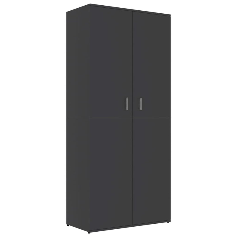 Load image into Gallery viewer, VidaXL Schoenenkast 80x39x178 cm bewerkt hout grijs