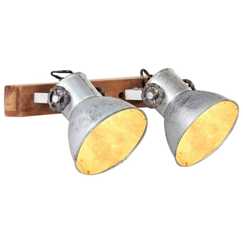 Load image into Gallery viewer, Vidaxl wandlamp industrieel e27 45x25 cm zilverkleurig