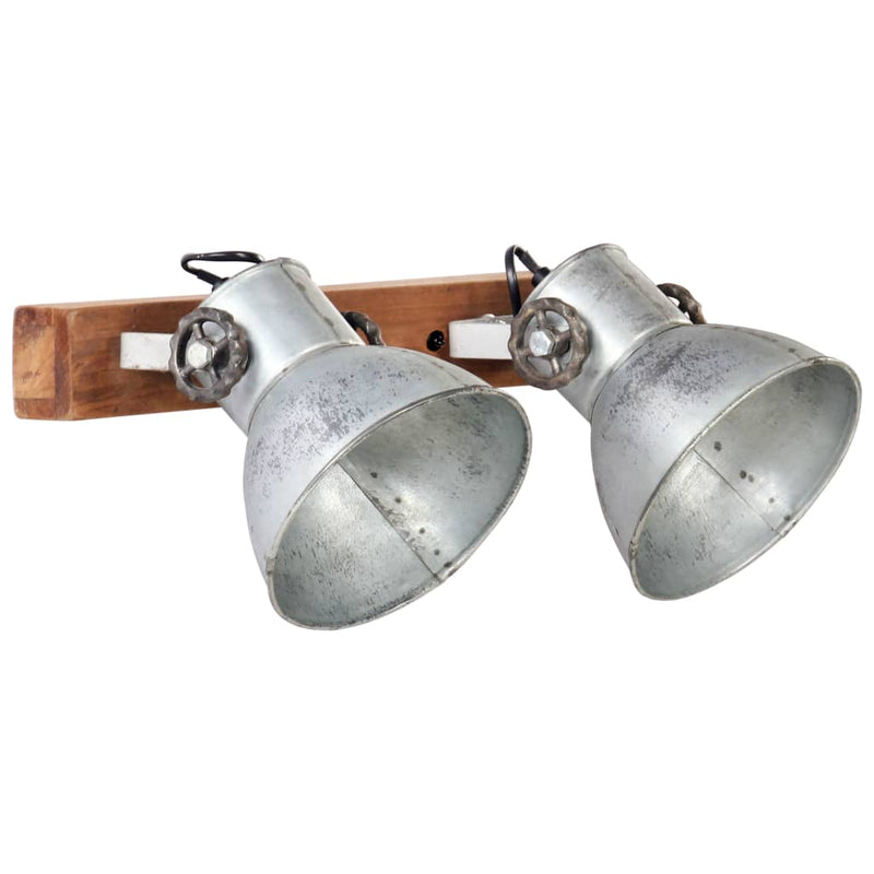 Load image into Gallery viewer, Vidaxl wandlamp industrieel e27 45x25 cm zilverkleurig
