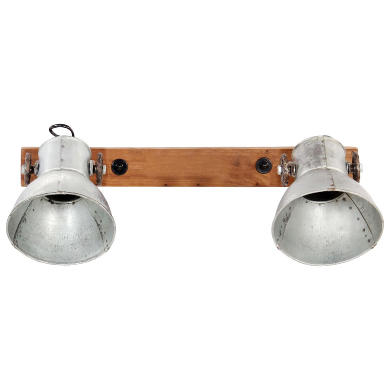 Load image into Gallery viewer, Vidaxl wandlamp industrieel e27 45x25 cm zilverkleurig