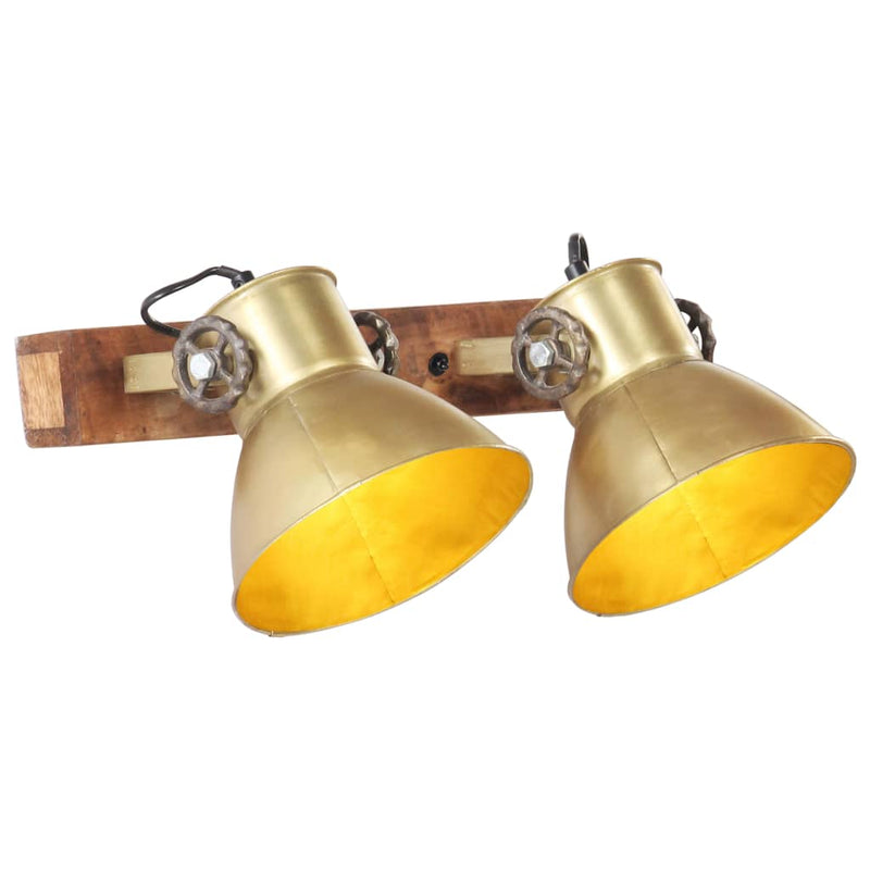 Load image into Gallery viewer, Vidaxl wandlamp industrieel e27 45x25 cm messingkleurig
