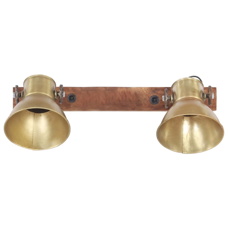Load image into Gallery viewer, Vidaxl wandlamp industrieel e27 45x25 cm messingkleurig