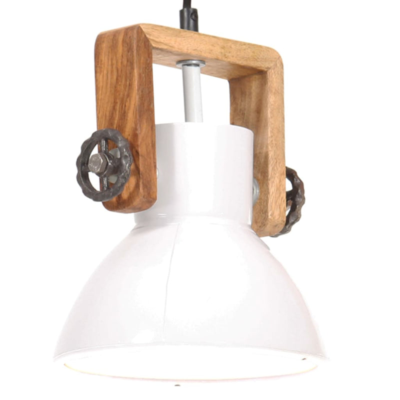 Load image into Gallery viewer, VidaXL Hanglamp industrieel rond 25 W E27 19 cm wit