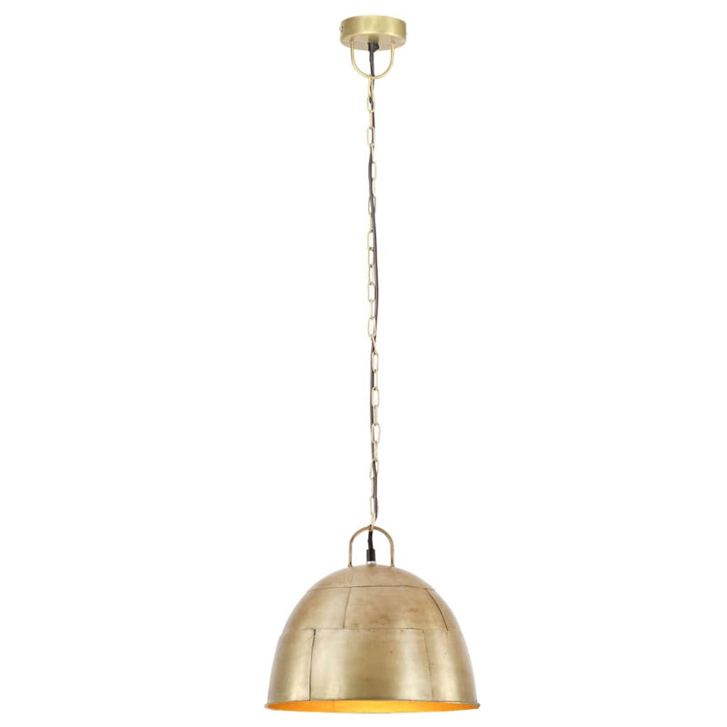 Load image into Gallery viewer, Vidaxl hanglamp industrieel vintage rond 25 w e27 31 cm messingkleurig