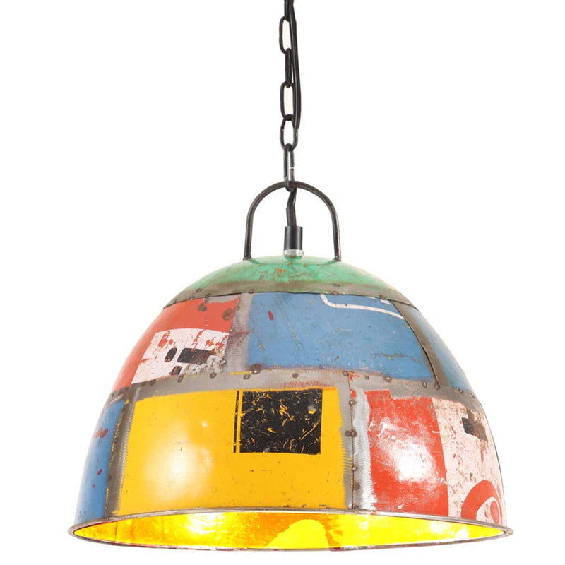 Load image into Gallery viewer, VidaXL Hanglamp industrieel vintage rond 25 W E27 31 cm meerkleurig