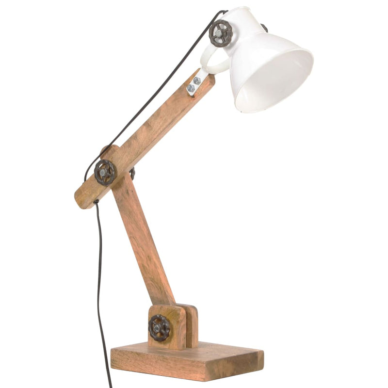 Load image into Gallery viewer, Vidaxl bureaulamp industrieel rond e27 58x18x90 cm wit
