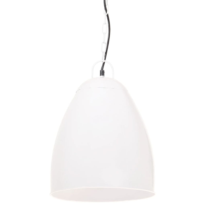 Load image into Gallery viewer, Vidaxl hanglamp industrieel rond 25 w e27 32 cm wit