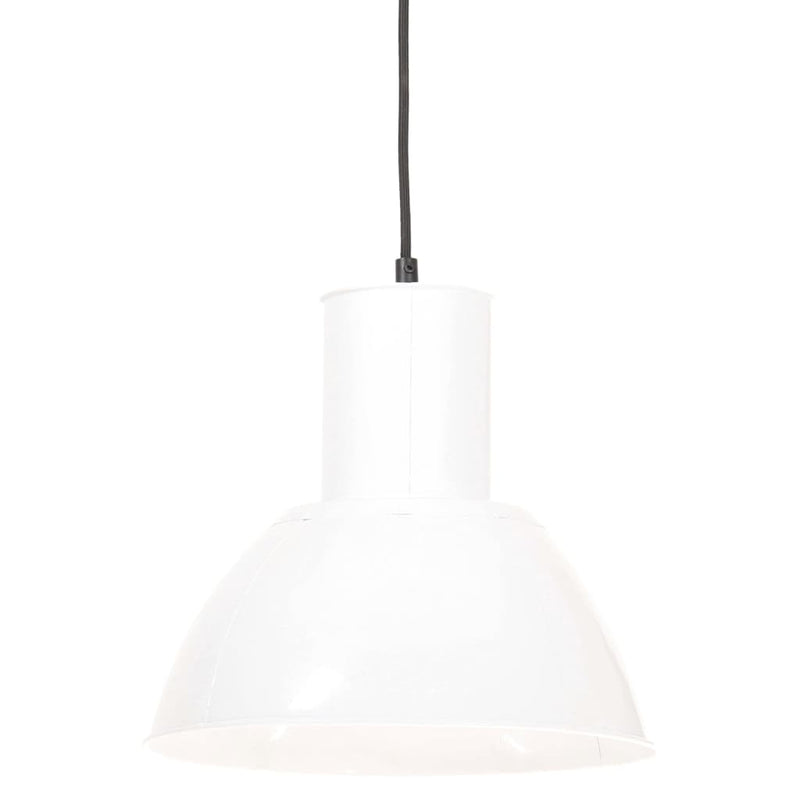 Load image into Gallery viewer, Vidaxl hanglamp rond 25 w e27 28,5 cm wit