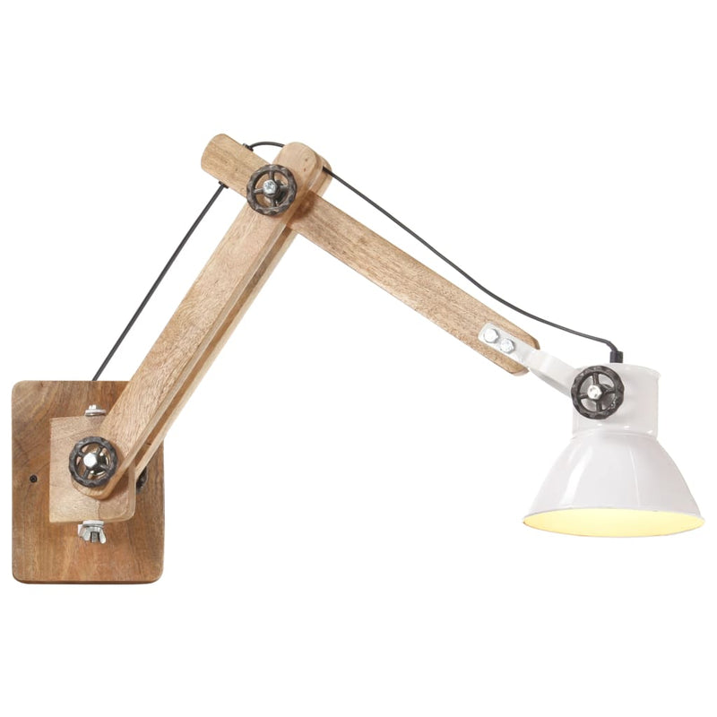 Load image into Gallery viewer, Vidaxl wandlamp industrieel rond e27 wit