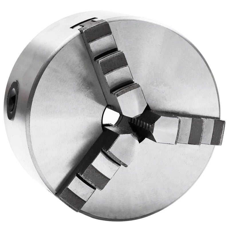 Load image into Gallery viewer, Vidaxl klauwplaat met 3 bekken zelfcentrerend 125 mm staal