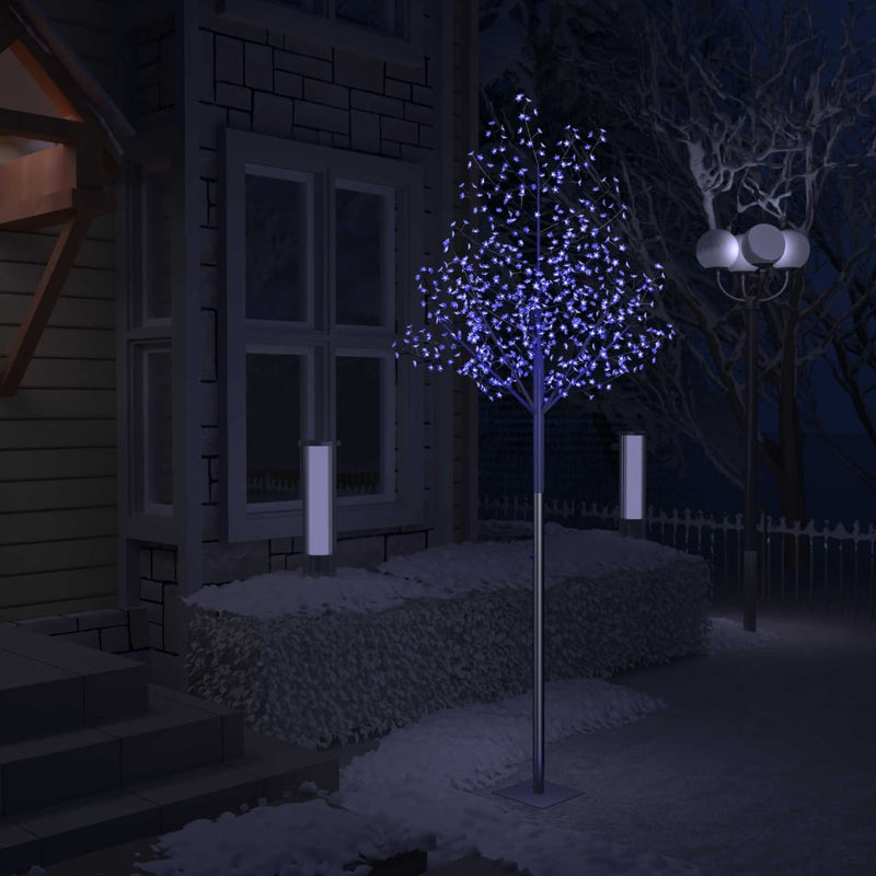 Load image into Gallery viewer, Vidaxl kerstboom 600 led's blauw licht kersenbloesem 300 cm