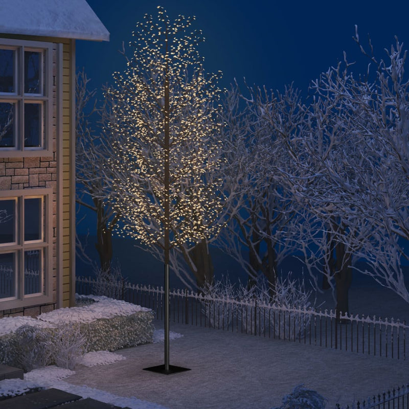 Load image into Gallery viewer, VidaXL Kerstboom 2000 LED's warmwit licht kersenbloesem 500 cm