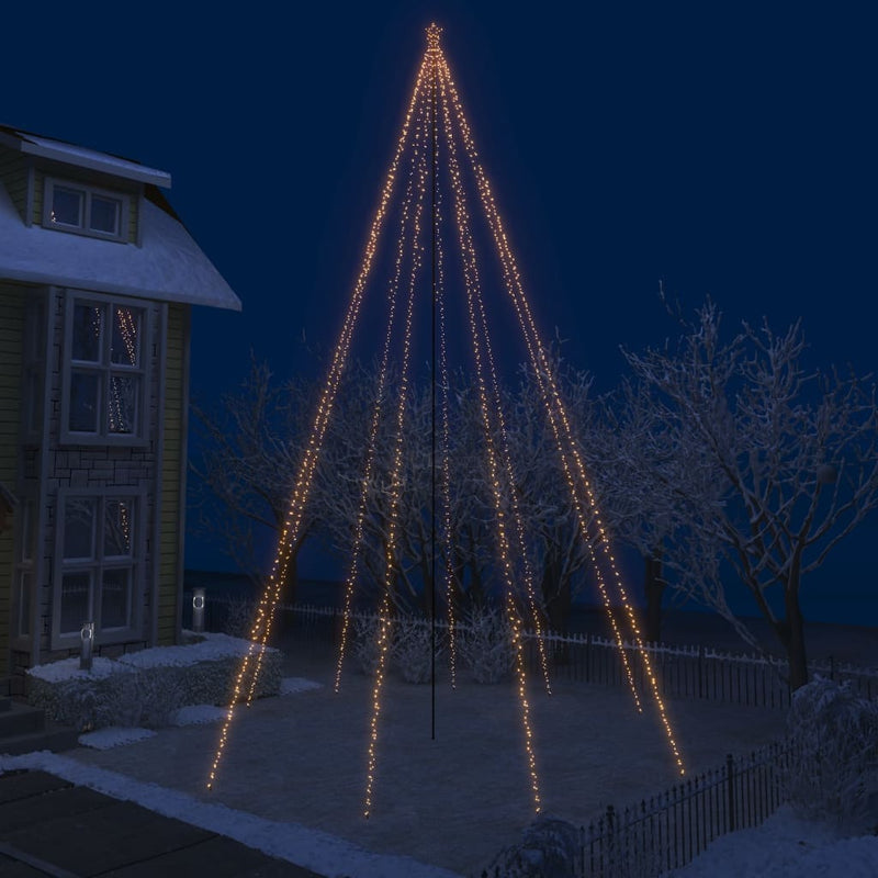 Cargue la imagen en el visor de la galería, Vidaxl kerstboomverlichting waterval binnen buiten 1300 led's 8 m