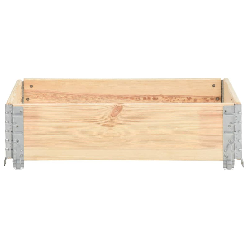 Load image into Gallery viewer, Vidaxl plantenbak verhoogd 60x80 cm massief grenenhout