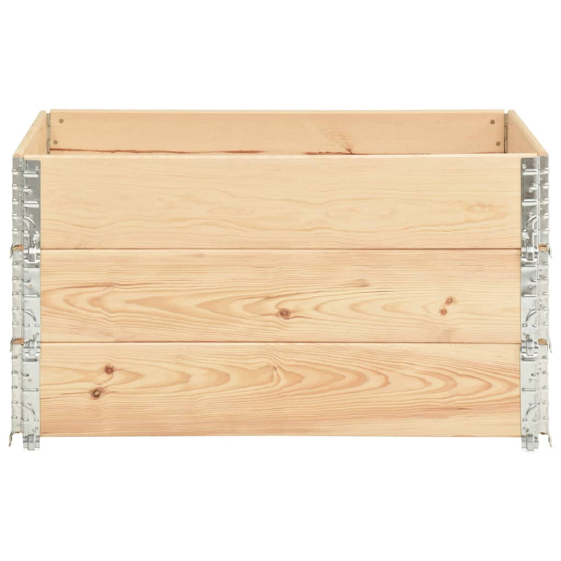 Load image into Gallery viewer, Vidaxl 3 st plantenbakken verhoogd 50x100 cm massief grenenhout