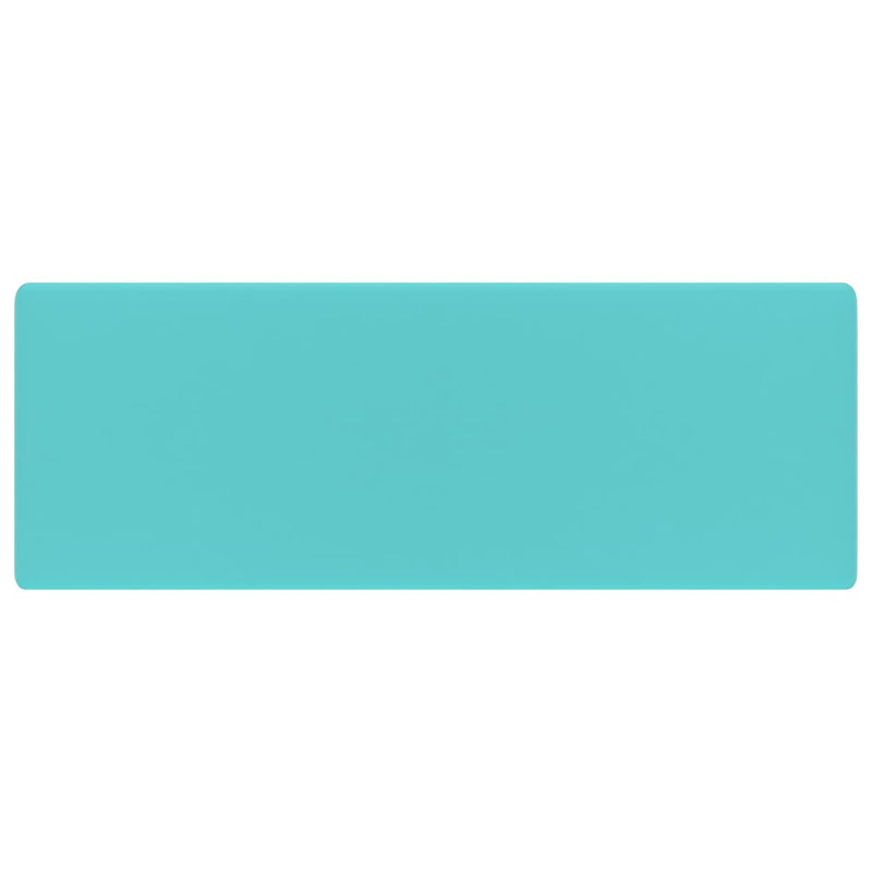 Load image into Gallery viewer, Vidaxl wastafel met overloop vierkant 41x41 cm keramiek mat lichtgroen