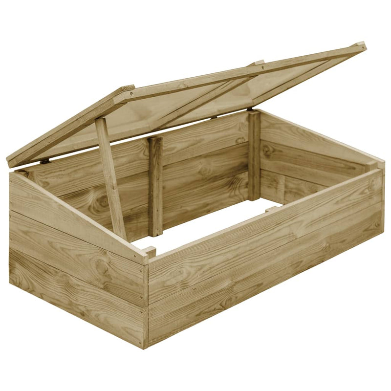 Load image into Gallery viewer, VidaXL Kweekkassen 2 st 100x50x35 cm geïmpregneerd grenenhout